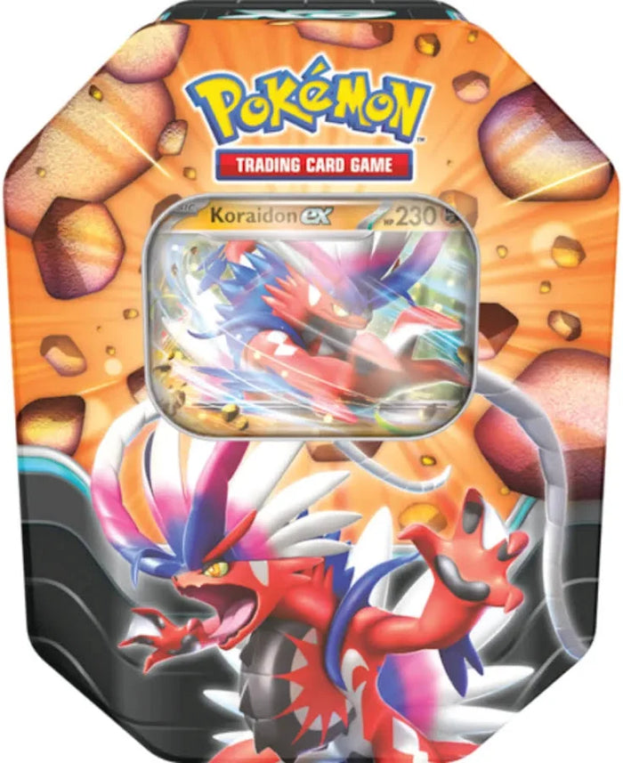 Slashing Legends — Koraidon ex Tin