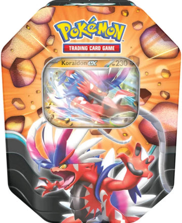 Slashing Legends — Koraidon ex Tin
