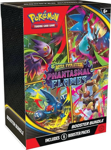 Mega Evolution — Phantasmal Flames — Booster Bundle (6 packs)